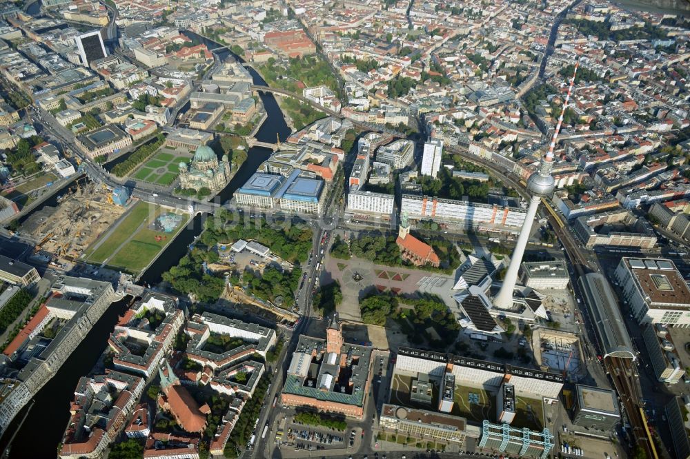 Berlin von oben - Stadtansicht vom Stadtzentrum Ost der Bundes- Hauptstadt Berlin