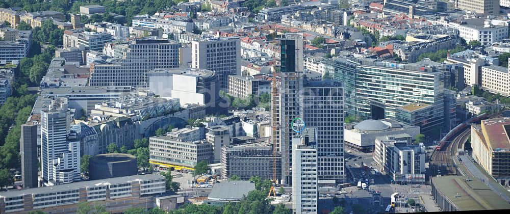 Berlin aus der Vogelperspektive: Stadtansicht Stadtzentrum West in Charlottenburg