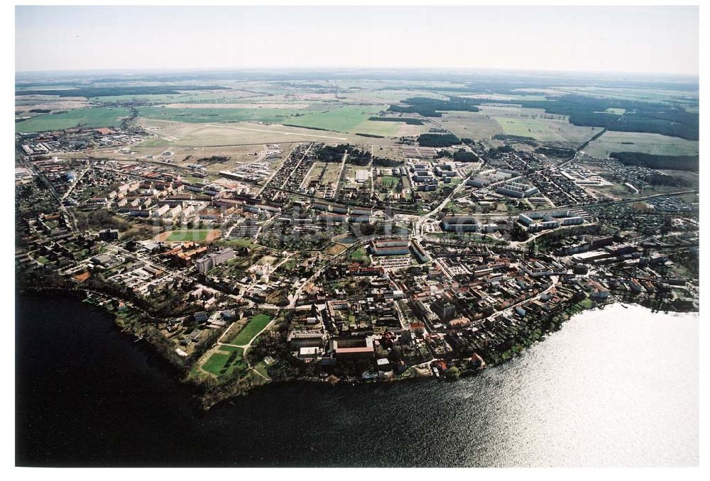 Luftbild Strausberg / Brandenburg - Stadtansicht von Strausberg.