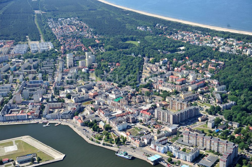 Luftaufnahme Swinemünde ( Swinoujscie ) - Stadtansicht von Swinemünde ( Swinoujscie ) in Polen