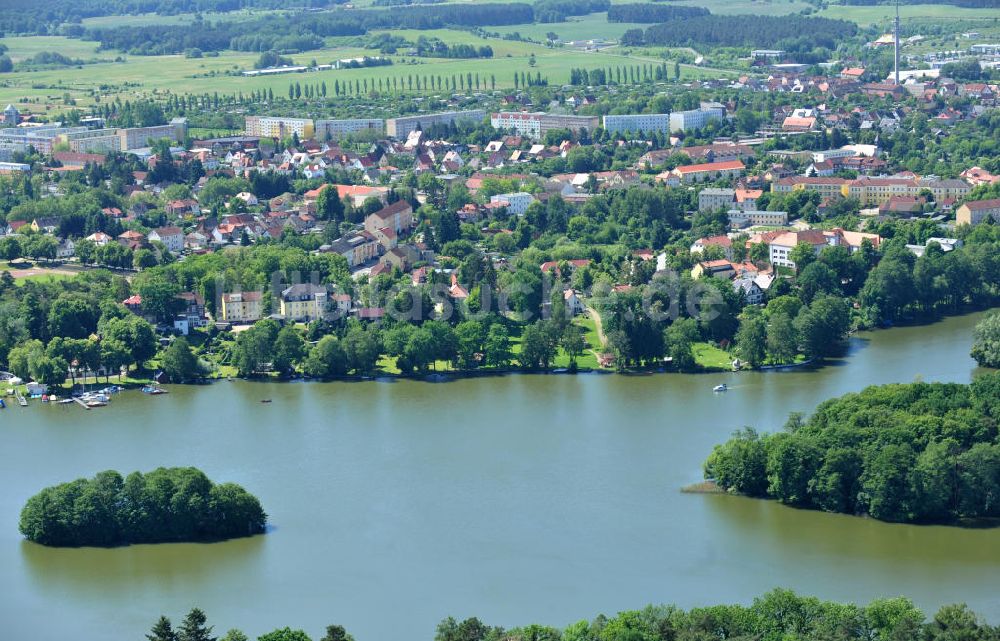 Luftbild Templin - Stadtansicht Templin