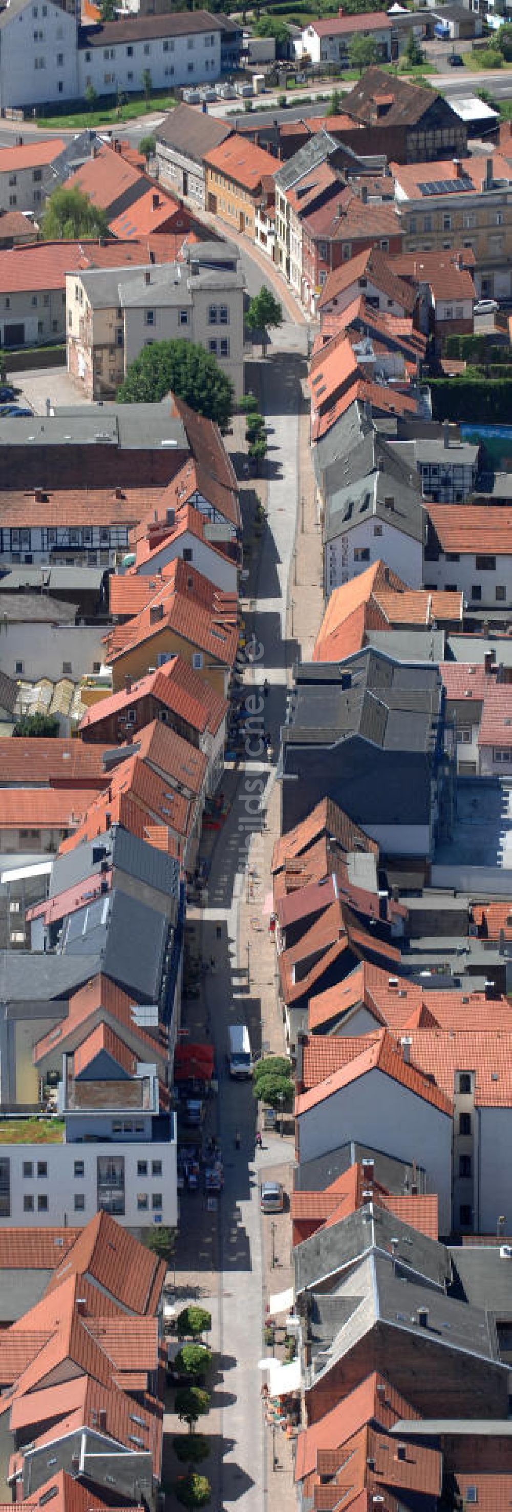 Friedrichroda von oben - Stadtansicht vom thüringischen Friedrichroda