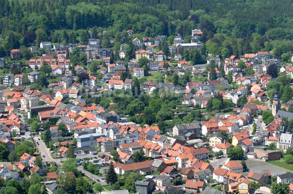 Friedrichroda aus der Vogelperspektive: Stadtansicht vom thüringischen Friedrichroda