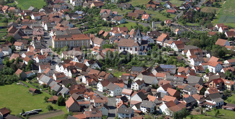 Luftbild 04.06.2010 - Stadtansicht Thulba