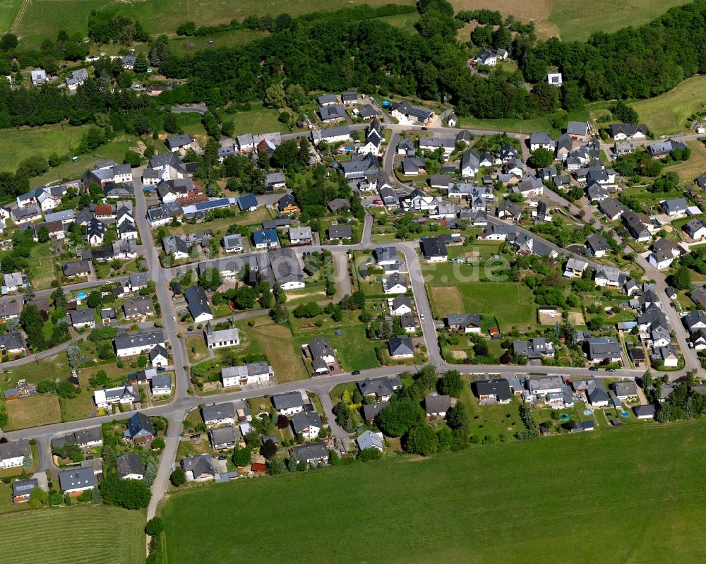 Tiefenbach von oben - Stadtansicht von Tiefenbach im Bundesland Rheinland-Pfalz