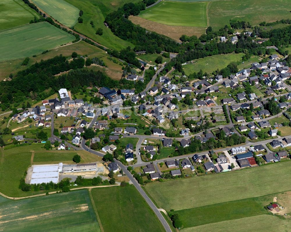 Tiefenbach aus der Vogelperspektive: Stadtansicht von Tiefenbach im Bundesland Rheinland-Pfalz