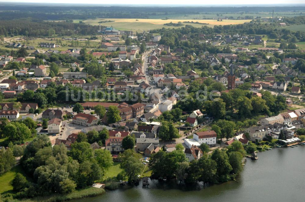 Luftaufnahme Feldberg - Stadtansicht / townscape Feldberg