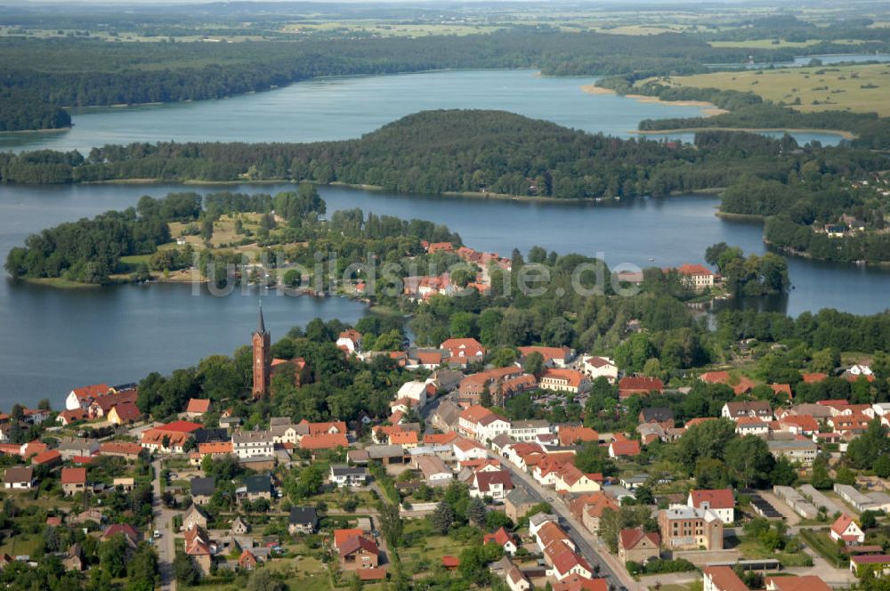 Luftaufnahme Feldberg - Stadtansicht / townscape Feldberg