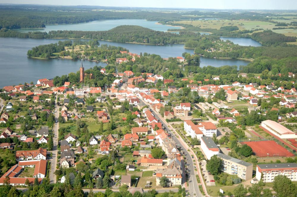 Feldberg aus der Vogelperspektive: Stadtansicht / townscape Feldberg