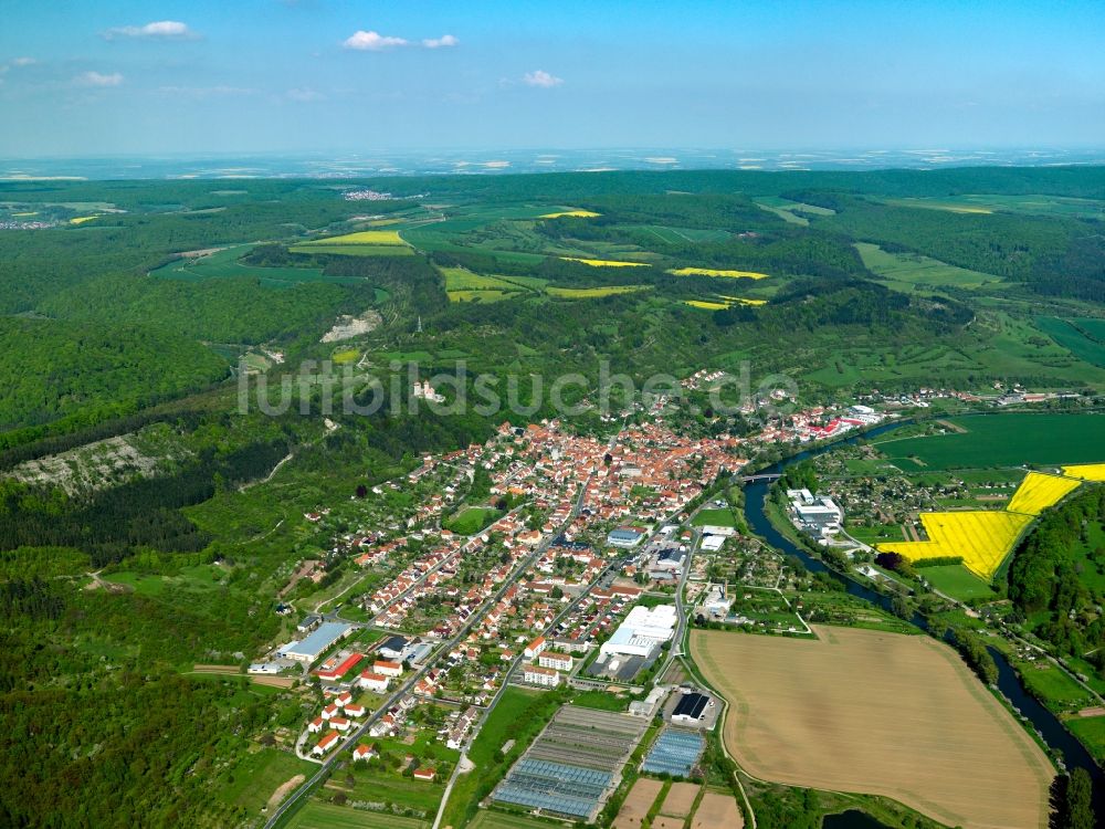 Eisenach aus der Vogelperspektive: Stadtansicht von Treffurt in Thüringen