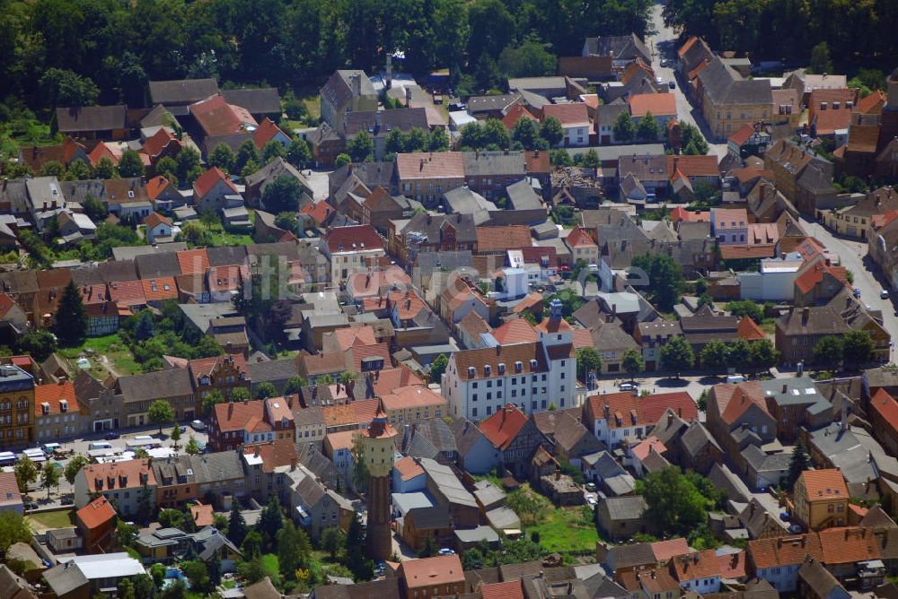 Treuenbrietzen von oben - Stadtansicht Treuenbrietzen