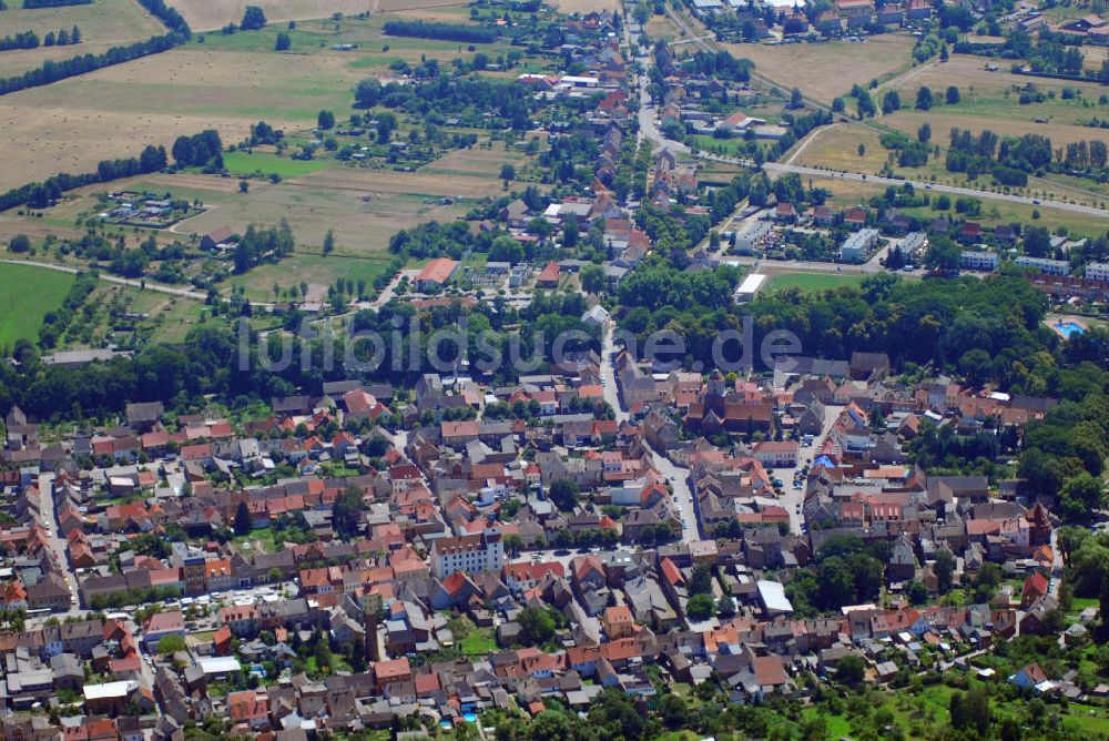 Treuenbrietzen aus der Vogelperspektive: Stadtansicht Treuenbrietzen