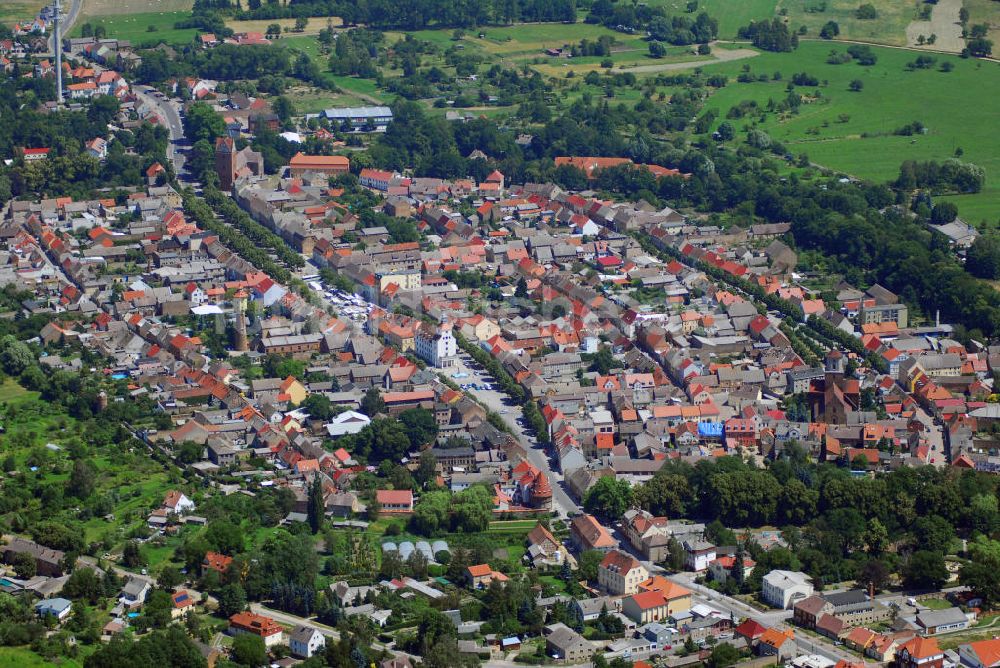 Treuenbrietzen aus der Vogelperspektive: Stadtansicht Treuenbrietzen