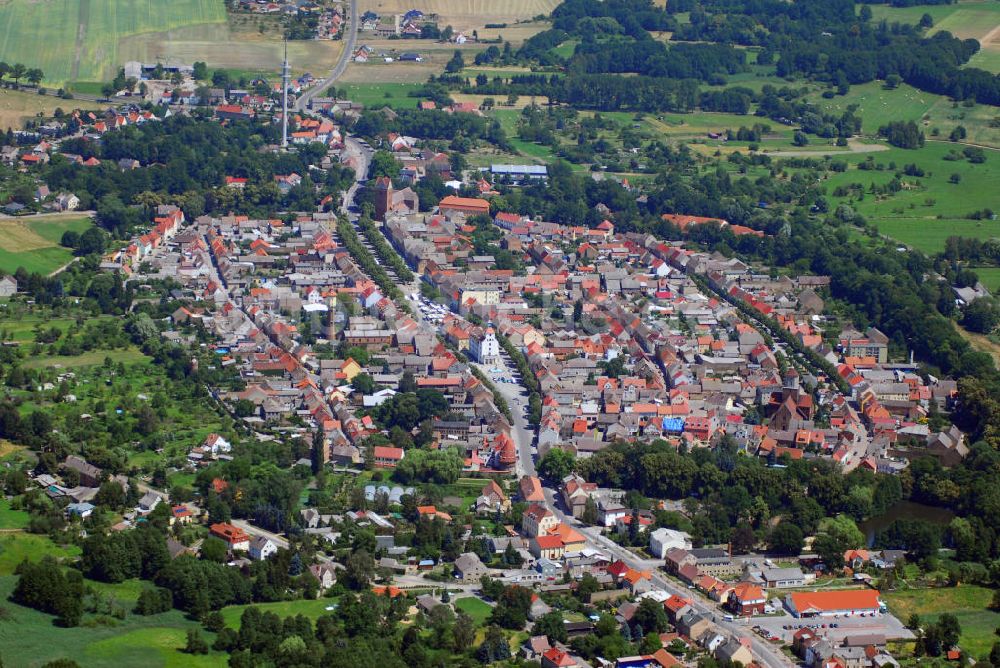 Luftaufnahme Treuenbrietzen - Stadtansicht Treuenbrietzen