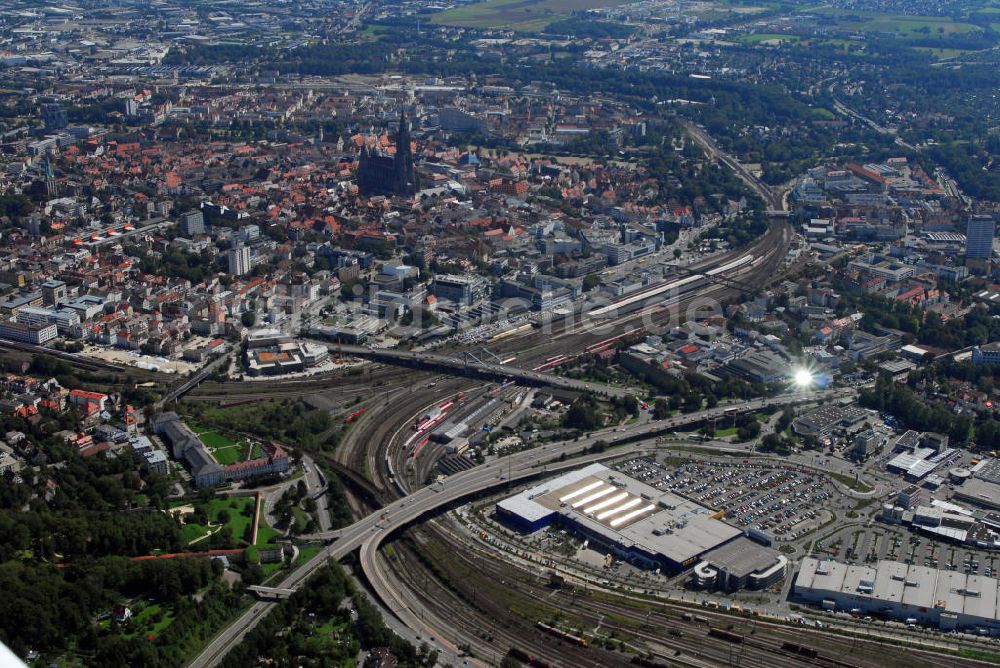 Luftbild Ulm - Stadtansicht Ulm