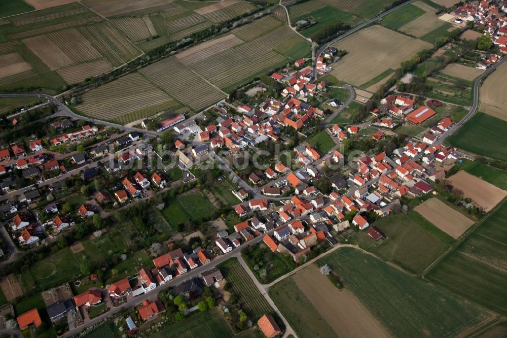 Luftaufnahme Wahlheim - Stadtansicht von Wahlheim im Bundesland Rheinland-Pfalz