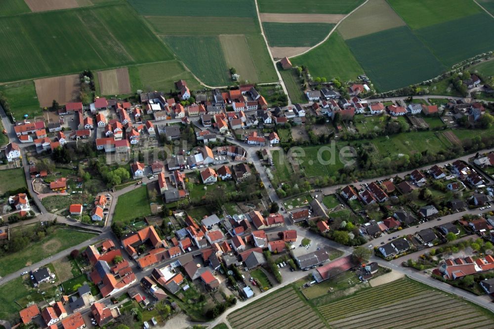 Luftbild Wahlheim - Stadtansicht von Wahlheim im Bundesland Rheinland-Pfalz