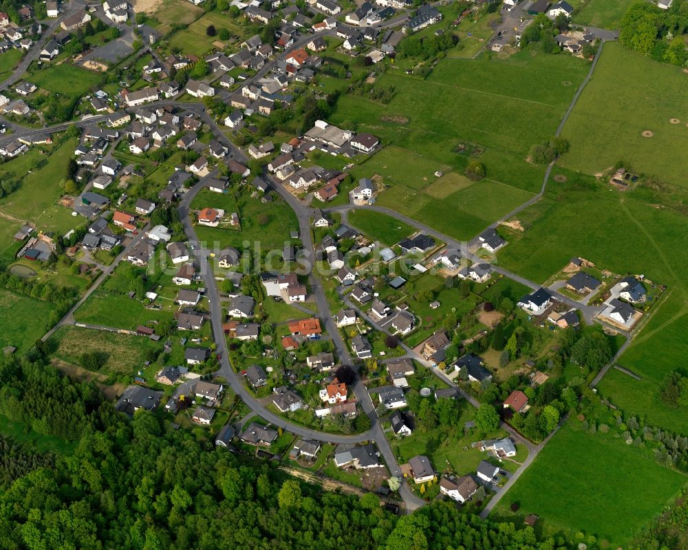 Wahlrod von oben - Stadtansicht von Wahlrod im Bundesland Rheinland-Pfalz