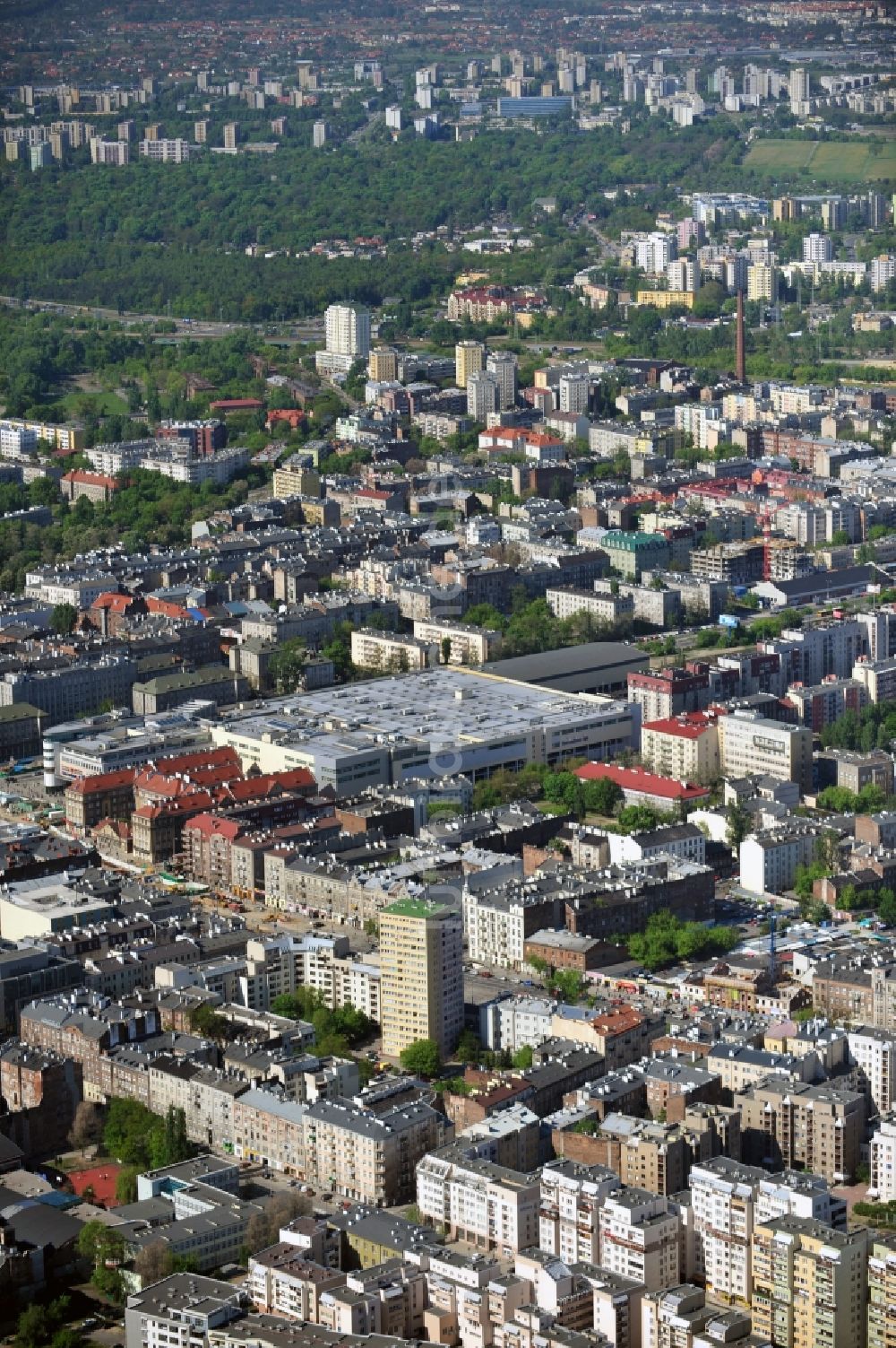 Luftaufnahme Warschau / Warszawa - Stadtansicht von Warschau / Warszawa in Polen