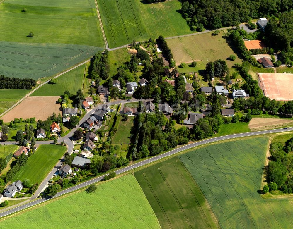 Wassenach aus der Vogelperspektive: Stadtansicht von Wassenach im Bundesland Rheinland-Pfalz