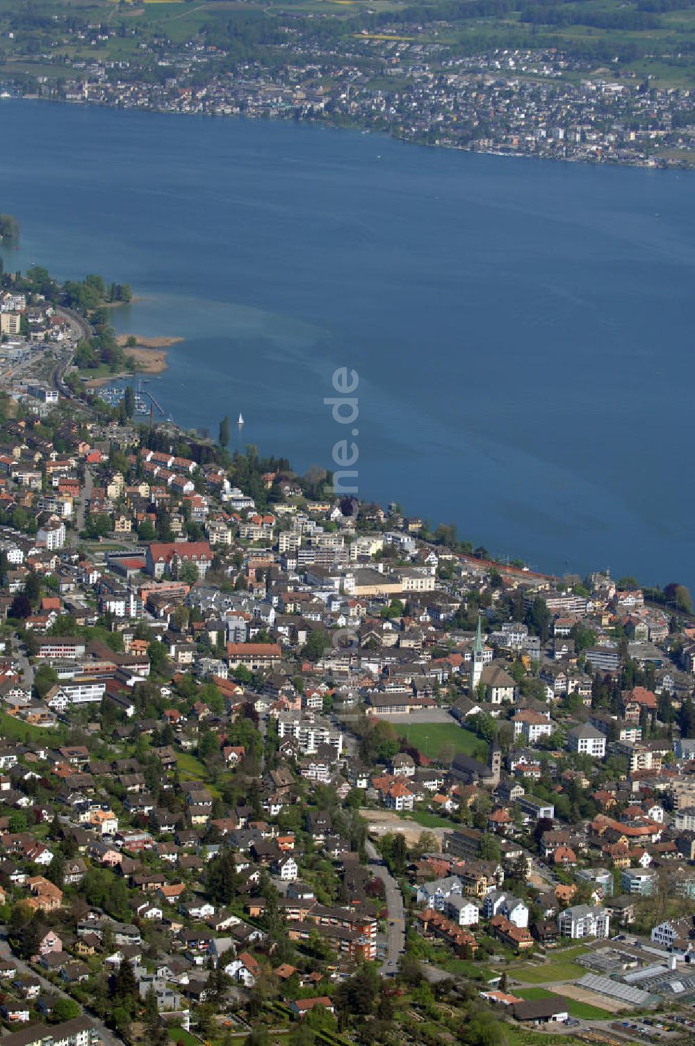 Wädenswil von oben - Stadtansicht Wädenswil