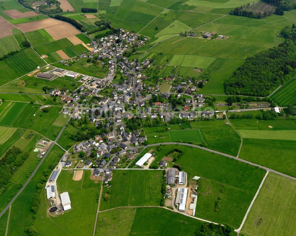 Weidenhahn von oben - Stadtansicht von Weidenhahn im Bundesland Rheinland-Pfalz