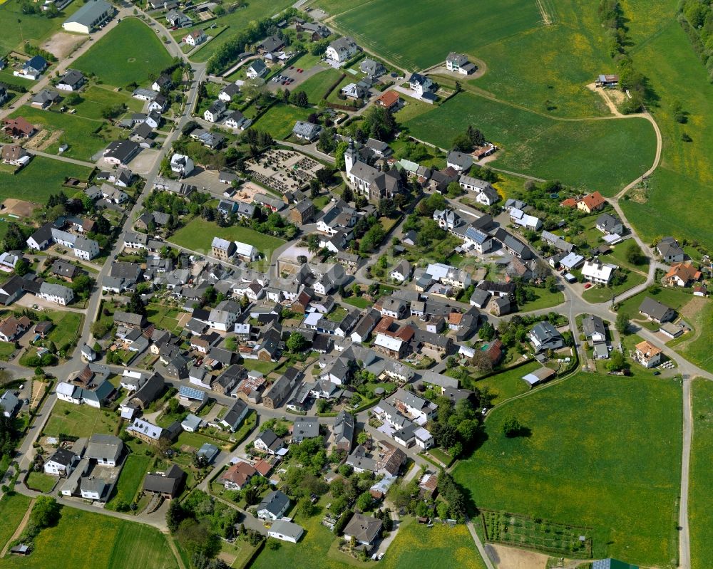 Luftaufnahme Weiler bei Bingen - Stadtansicht von Weiler bei Bingen im Bundesland Rheinland-Pfalz