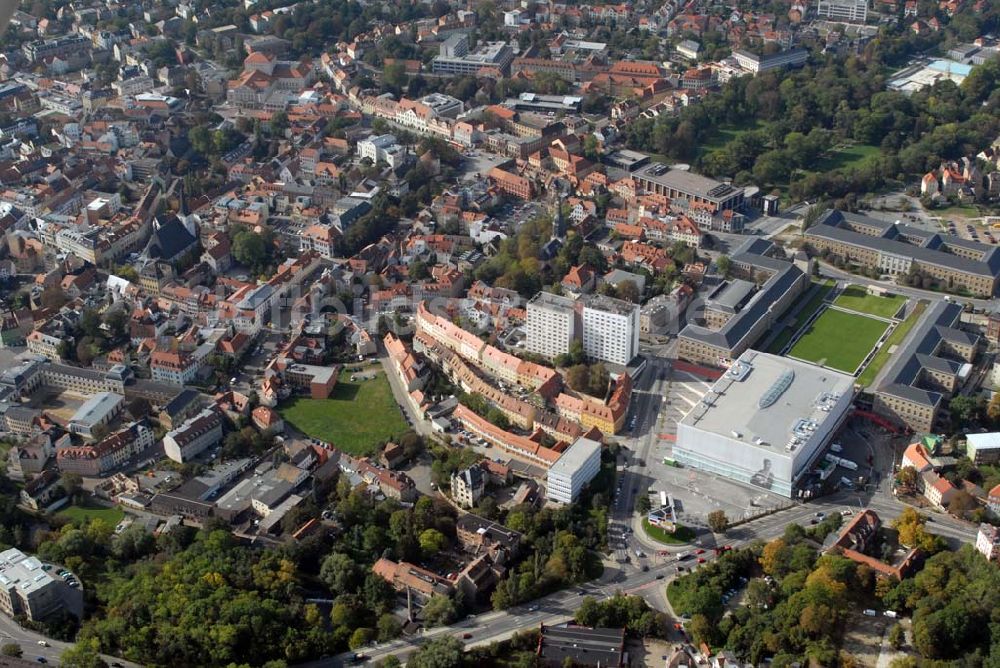 Luftaufnahme Weimar - Stadtansicht von Weimar um den Weimarplatz