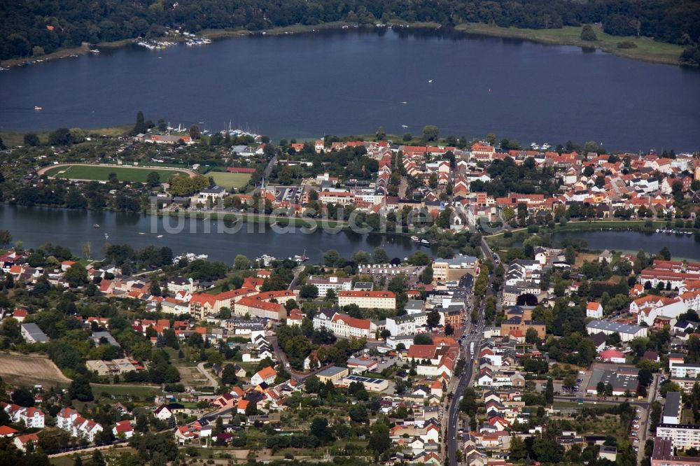 Luftbild Werder - Stadtansicht Werder Havel im Bundesland Brandenburg