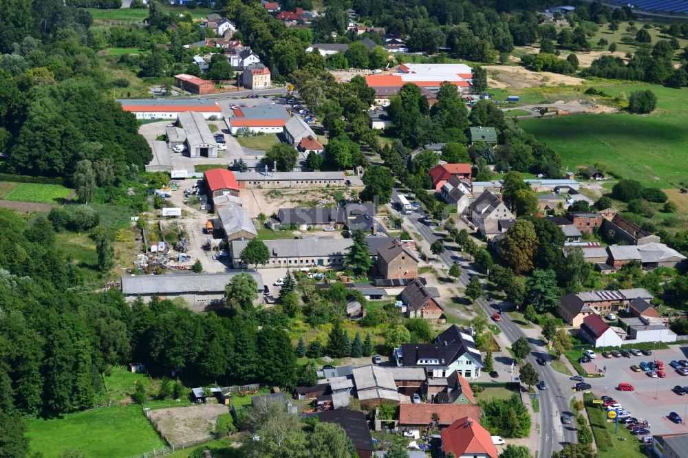 Werneuchen aus der Vogelperspektive: Stadtansicht von Werneuchen im Bundesland Brandenburg