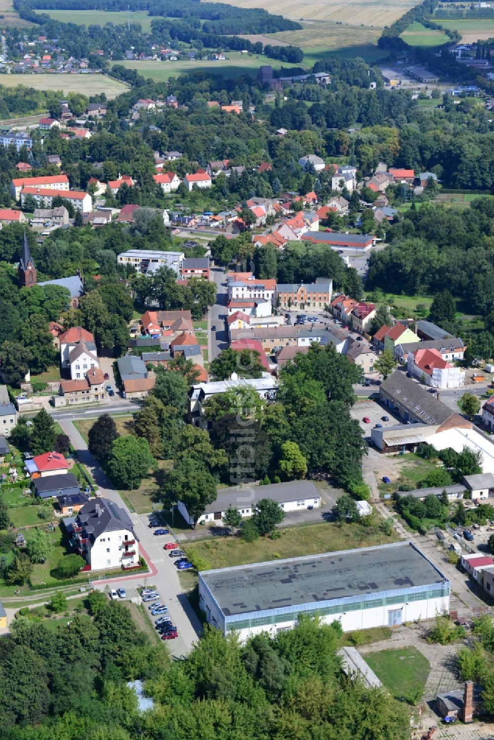 Werneuchen von oben - Stadtansicht von Werneuchen im Bundesland Brandenburg