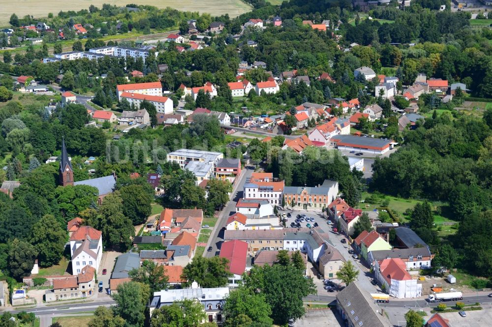 Werneuchen aus der Vogelperspektive: Stadtansicht von Werneuchen im Bundesland Brandenburg