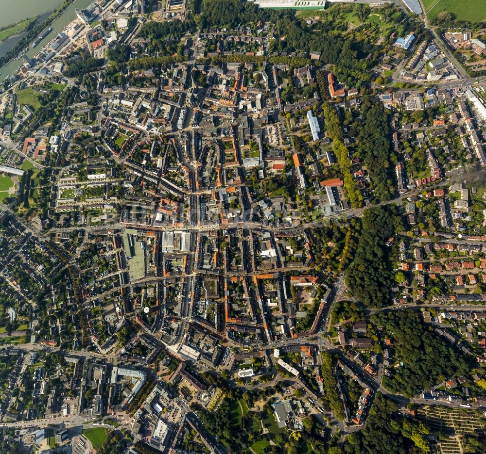 Luftbild Wesel - Stadtansicht von Wesel im Bundesland Nordrhein-Westfalen