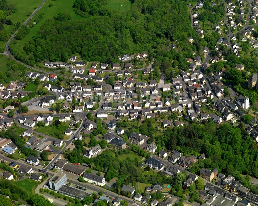 Westerburg von oben - Stadtansicht von Westerburg im Bundesland Rheinland-Pfalz