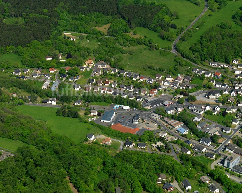 Westerburg aus der Vogelperspektive: Stadtansicht von Westerburg im Bundesland Rheinland-Pfalz