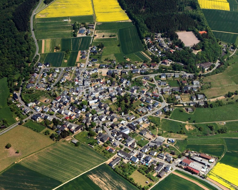 Weyer von oben - Stadtansicht von Weyer im Bundesland Rheinland-Pfalz