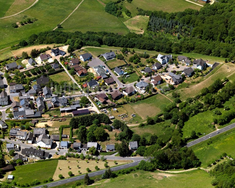 Wiebelsheim von oben - Stadtansicht von Wiebelsheim im Bundesland Rheinland-Pfalz