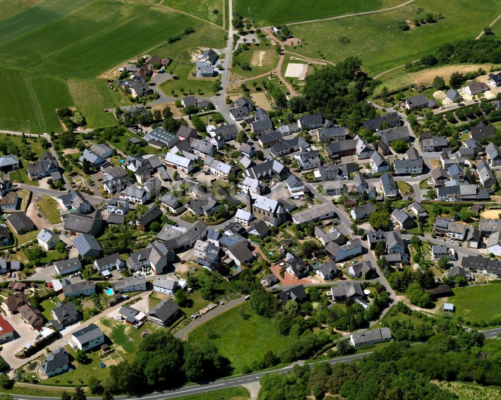 Wiebelsheim aus der Vogelperspektive: Stadtansicht von Wiebelsheim im Bundesland Rheinland-Pfalz