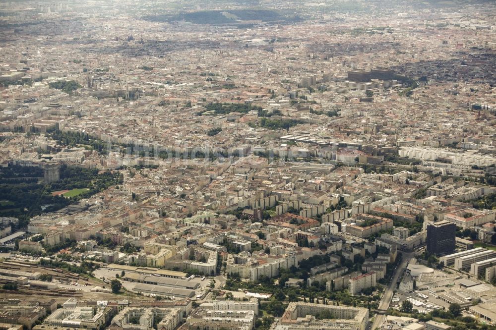 Wien von oben - Stadtansicht von Wien in Österreich