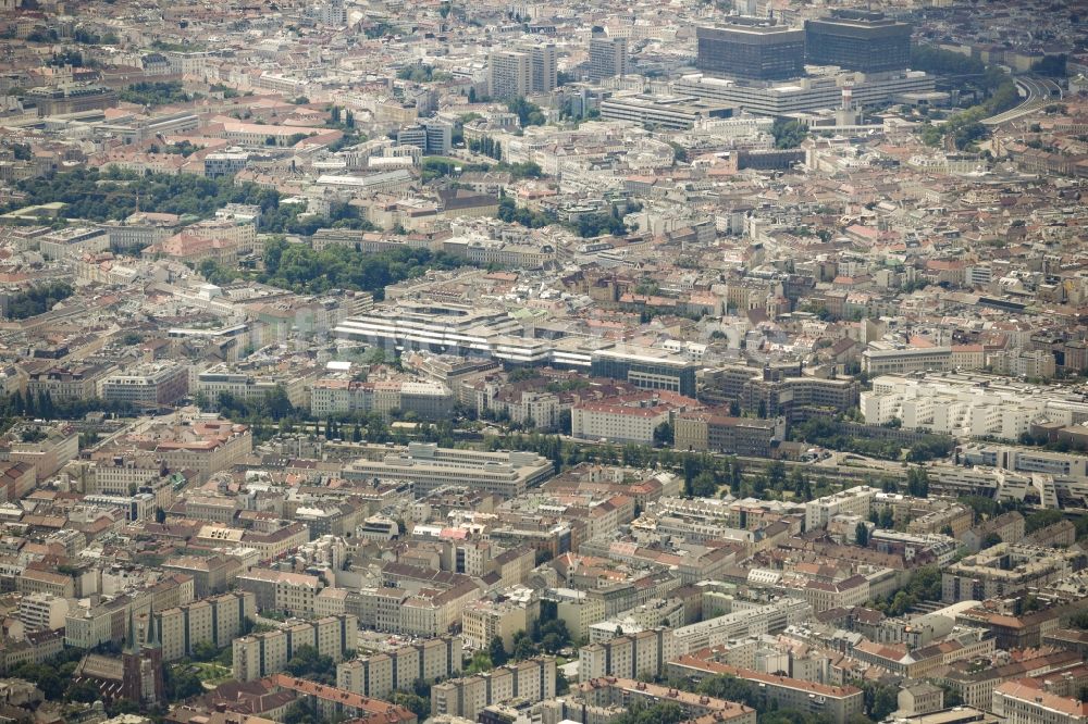 Luftaufnahme Wien - Stadtansicht von Wien in Österreich