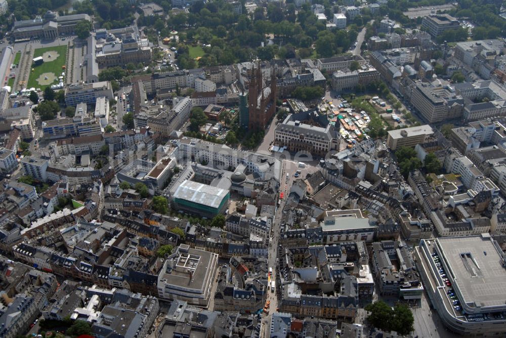 Wiesbaden von oben - Stadtansicht Wiesbaden