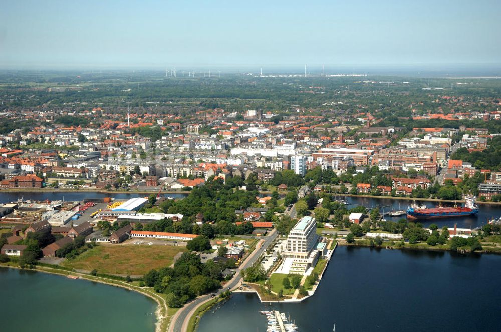 Luftaufnahme Wilhelmshaven - Stadtansicht von Wilhelmshaven in Niedersachsen