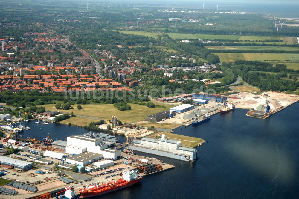 Luftaufnahme Wilhelmshaven - Stadtansicht von Wilhelmshaven in Niedersachsen