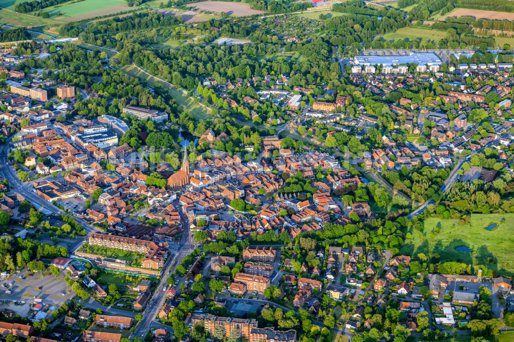 Winsen (Luhe) von oben - Stadtansicht in Winsen (Luhe) im Bundesland Niedersachsen, Deutschland