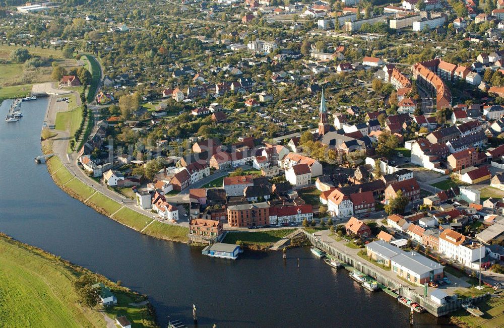 Luftaufnahme WITTENBERGE - Stadtansicht Wittenberge