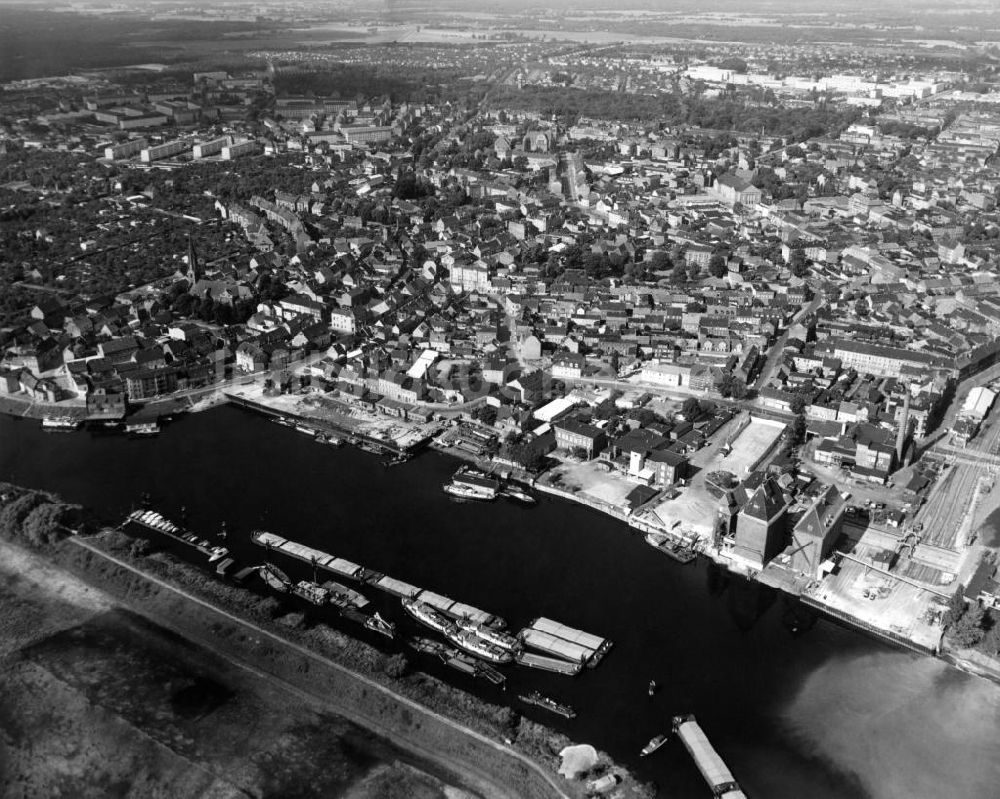 Wittenberge aus der Vogelperspektive: Stadtansicht Wittenberge