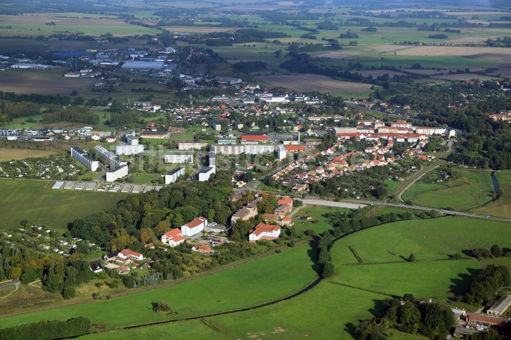 Luftaufnahme Wittstock/Dosse - Stadtansicht von Wittstock/Dosse im Bundesland Brandenburg