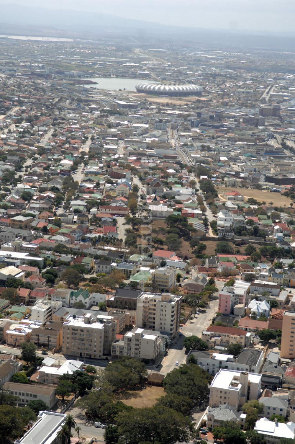 Port Elizabeth von oben - Stadtansicht der Wohngebiete Millard Grange und Mount Croix in Port Elizabeth