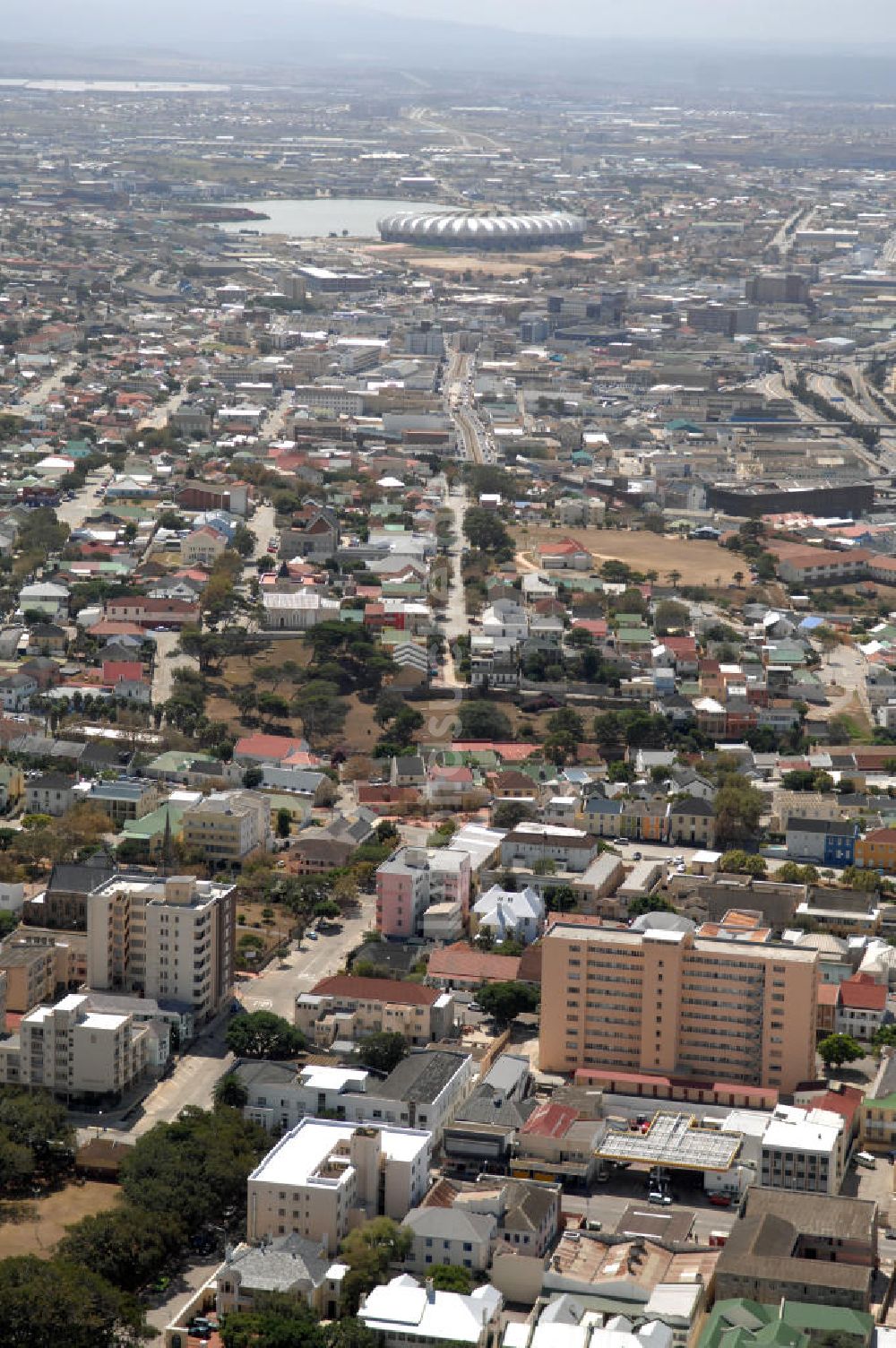 Port Elizabeth aus der Vogelperspektive: Stadtansicht der Wohngebiete Millard Grange und Mount Croix in Port Elizabeth