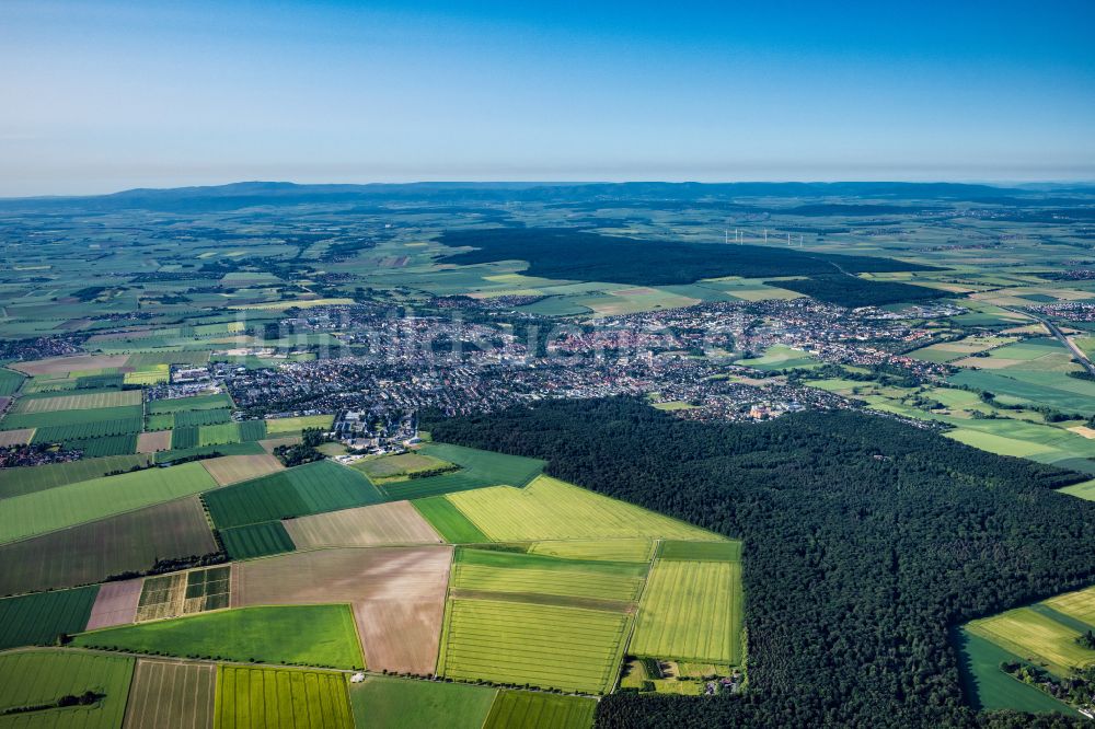 Luftaufnahme Wolfenbüttel - Stadtansicht in Wolfenbüttel im Bundesland Niedersachsen, Deutschland